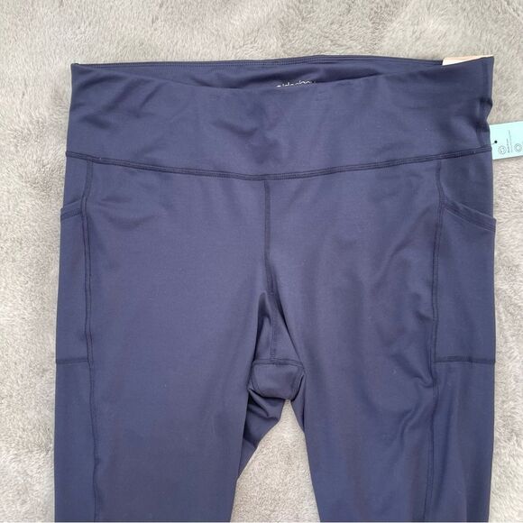 ✨ NWT Ideology High Rise 7/8 Leggings w/ Pockets – Size 2X Indigo Sea - Picture 2 of 10